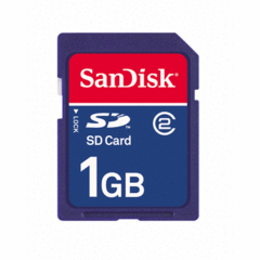 SanDisk Standard SD Card 1GB
