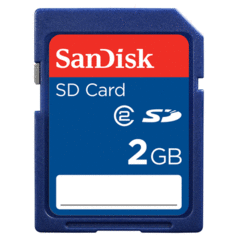 SanDisk Standard SD Card 2GB