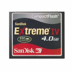 SanDisk Extreme IV CompactFlash 4GB