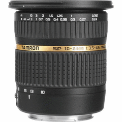 Tamron SP AF 10-24mm f/3.5-4.5 DI II Zoom Lens for Canon