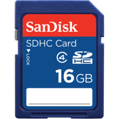 SanDisk Standard SDHC 16GB