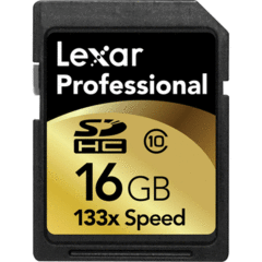 Lexar 16GB Professional 133x SDHC