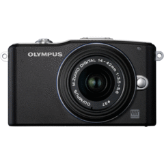 Olympus E-PM1 with 14-42mm II Kit (Black)