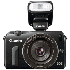 Canon EOS M with 22mm and 90EX Kit