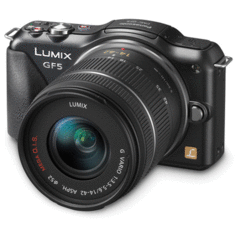 Panasonic Lumix DMC-GF5 with 14-42mm Kit (Black)