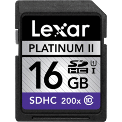 Lexar 16GB Platinum II 200x SDHC