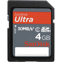 SanDisk Ultra SDHC Class 6 4GB