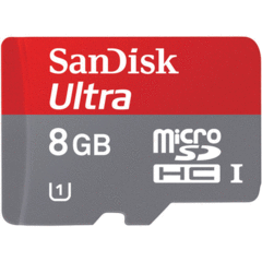 SanDisk 8GB microSDHC Ultra Class 10 UHS-I