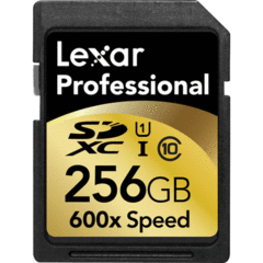 Lexar 256GB Professional 600x SDXC