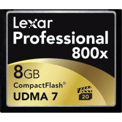Lexar 8GB Professional 800x UDMA CompactFlash