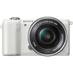 Sony Alpha a5000 with 16-50mm Lens (White)