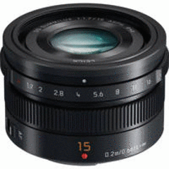 Panasonic LUMIX G Leica DG Summilux 15mm f/1.7 (Black)