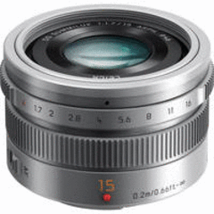Panasonic LUMIX G Leica DG Summilux 15mm f/1.7 (Silver)