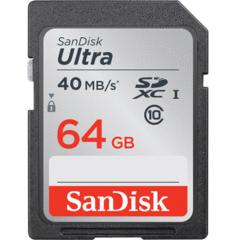 SanDisk Ultra UHS-I SDXC 64GB 40 MB/s
