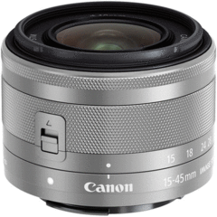 Canon EF-M 15-45mm f/3.5-6.3 IS STM (Silver)