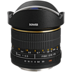 Bower SLY 358C 8mm f/3.5 Fisheye Lens for Canon