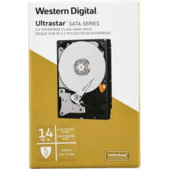 WD 14TB Ultrastar 7200 rpm SATA 3.5