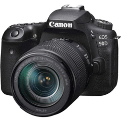 Canon EOS 90D with 18-135mm Lens