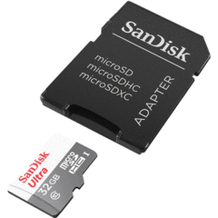 SanDisk 32GB UHS-I microSDHC with SD Adapter