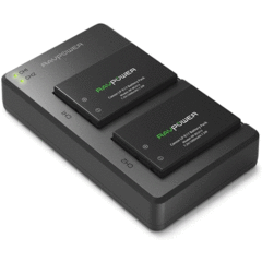 RAVPower 2 x LP-E17 Batteries with Micro USB Charger