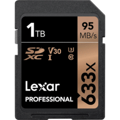Lexar 1TB Professional 633x UHS-I SDXC