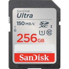 SanDisk 256GB Ultra UHS-I SDXC (150 MB/s)