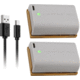 2-Pack of LP-E6N Compatible Batteries (with Micro USB Charging)