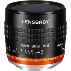 Lensbaby Velvet 56mm f/1.6 Lens with Copper Rings (Canon EF)