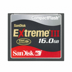 SanDisk Extreme III CompactFlash 16GB