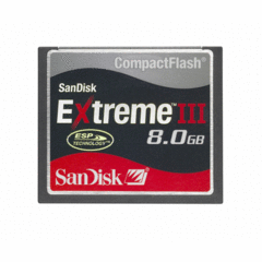 SanDisk Extreme III CompactFlash 8GB