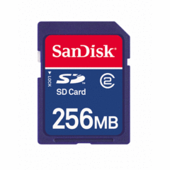 SanDisk Standard SD Card 256MB