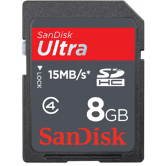 SanDisk Ultra SDHC Card 8GB