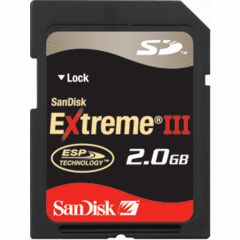 SanDisk Extreme SD Card 2GB