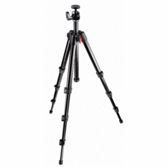 Manfrotto 724B Digi Compact BH Tripod Black