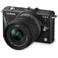 Panasonic Lumix DMC-GF2 with 14-42mm Kit