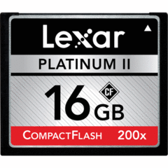 Lexar 16GB Platinum II 200x CompactFlash