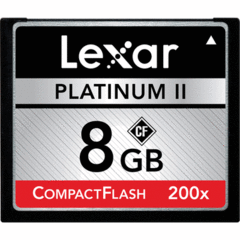 Lexar 8GB Platinum II 200x CompactFlash