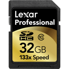 Lexar 32GB Professional 133x SDHC