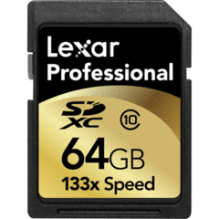 Lexar 64GB Professional 133x SDXC