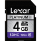 4GB Platinum II 100x SDHC