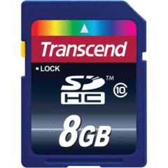 Transcend 8GB SDHC Class 10