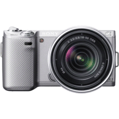 Sony Alpha NEX-5N with 18-55mm Kit (Silver)