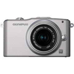 Olympus E-PM1 with 14-42mm II (Silver)