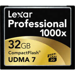 Lexar 32GB Professional 1000x UDMA CompactFlash