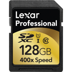 Lexar 128GB Professional 400x SDXC