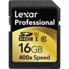 Lexar 16GB Professional 400x SDHC