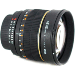 Rokinon 85mm f/1.4 Aspherical for Nikon with Focus Confirm Chip