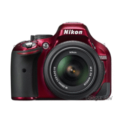 Nikon D5200 with 18-55mm Kit (Red)