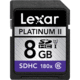 8GB Platinum II 180x SDHC