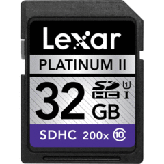 Lexar 32GB Platinum II 200x SDHC